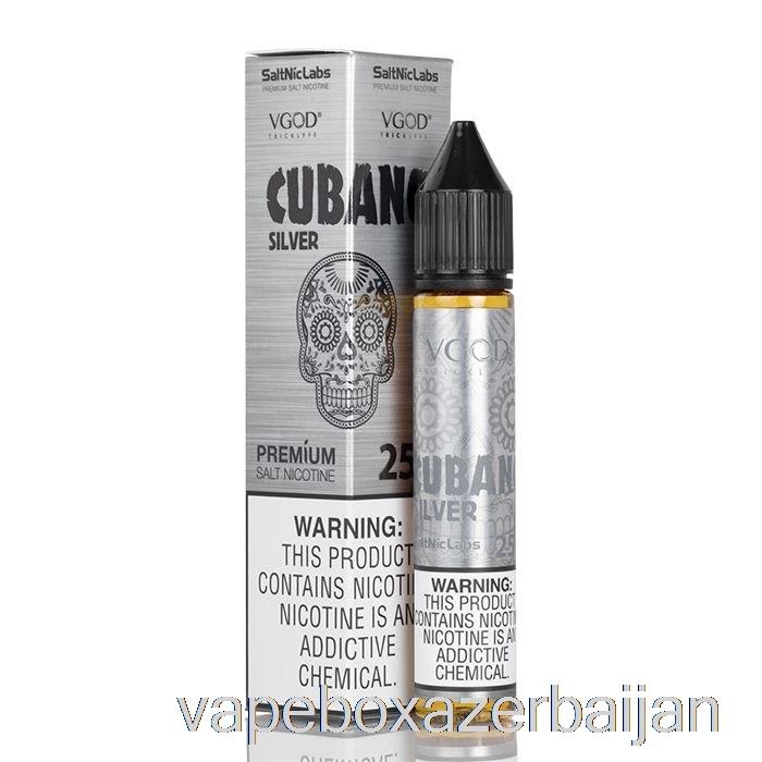 Vape Azerbaijan Cubano Silver - VGOD SaltNic - 30mL 25mg